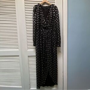 Betsy & Adam Formal Maxi with Wrap Detail & Tulip Skirt - Size 14